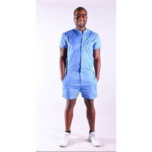ROMPHIM  Paint Stripe Romper Large